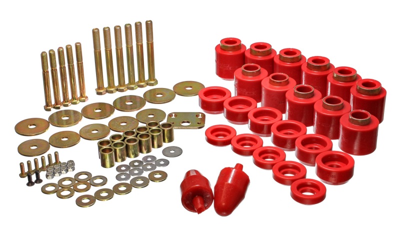 Energy Suspension 1in Body Lift Kit - Red thumbnail 6