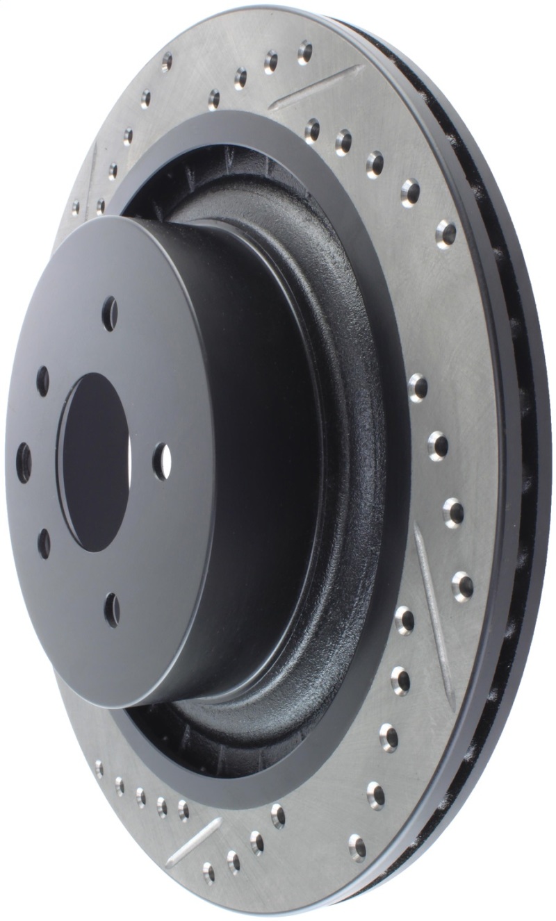 StopTech Infiniti G37 / Nissan 370Z SportStop Slotted & Drilled Rear Right Rotor thumbnail 7