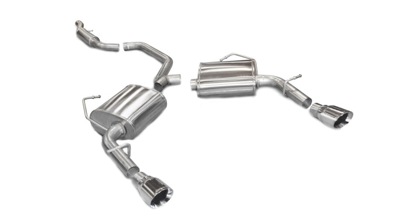 Corsa 2011-2014 Chrysler 200/Dodge Avenger V6 Polished Sport Cat-Back Exhaust thumbnail 2