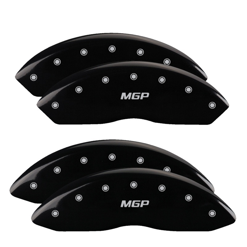 MGP 4 Caliper Covers Engraved Front & Rear MGP Black finish silver ch thumbnail 6
