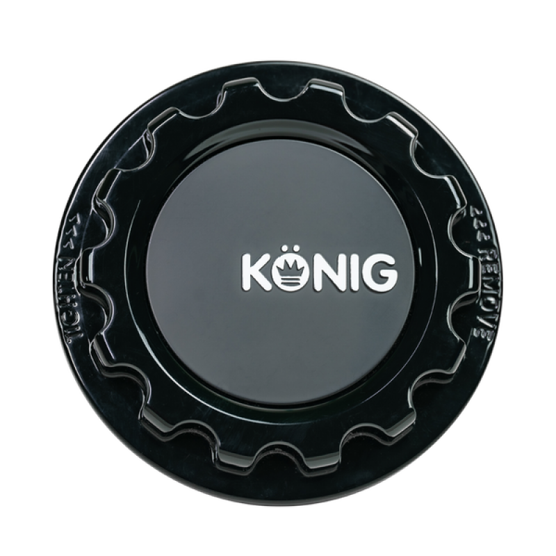 Konig MRK1 Gloss Black Gear Cap w/ Logo