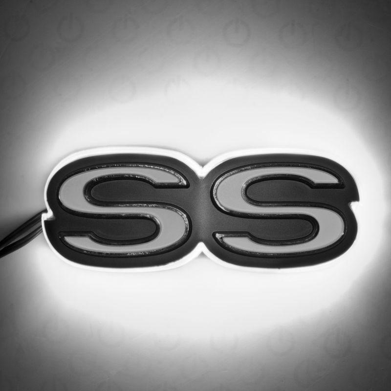 Oracle Chevrolet Camaro SS Illuminated Emblem - White thumbnail 2