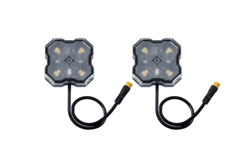 Diode Dynamics Stage Series Single Color LED Rock Light - White Diffused M8 (2-pack) thumbnail 9