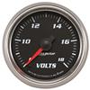 Autometer Pro-Cycle Gauge Voltmeter 2 1/16in 18V Digital Stepper Motor Black thumbnail 7