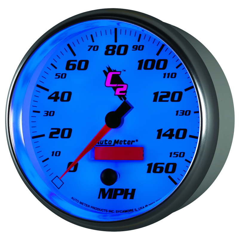 Autometer C2 5 inch 160MPH In-Dash Electronic Programmable Speedometer