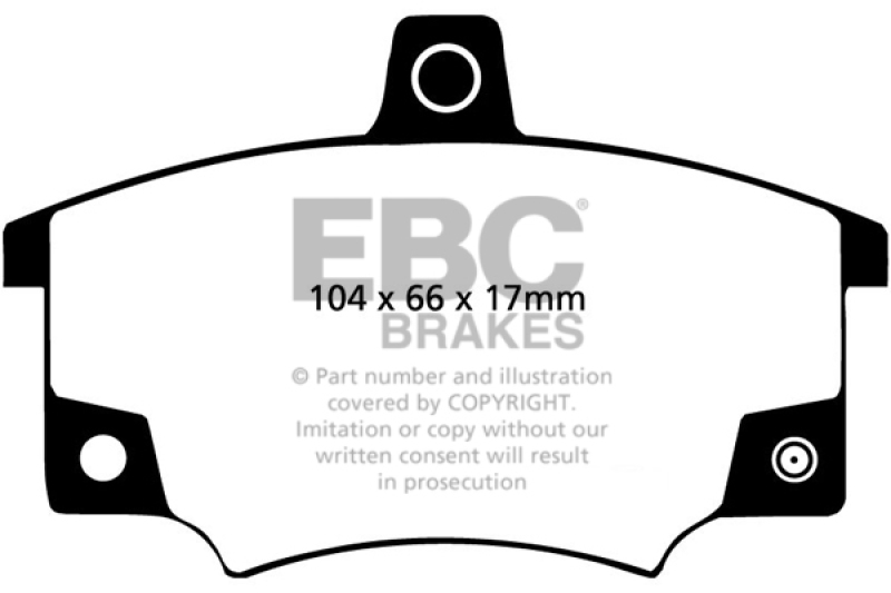 EBC Greenstuff Brake Pad Sets