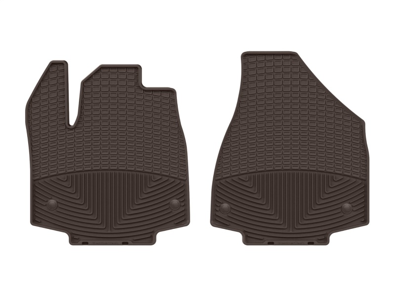 WT Rubber Mats - Front - Cocoa