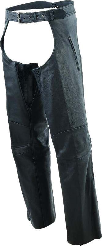 Kuryakyn Leather By River Road Longhaul Leather Chaps Black - Large thumbnail 5