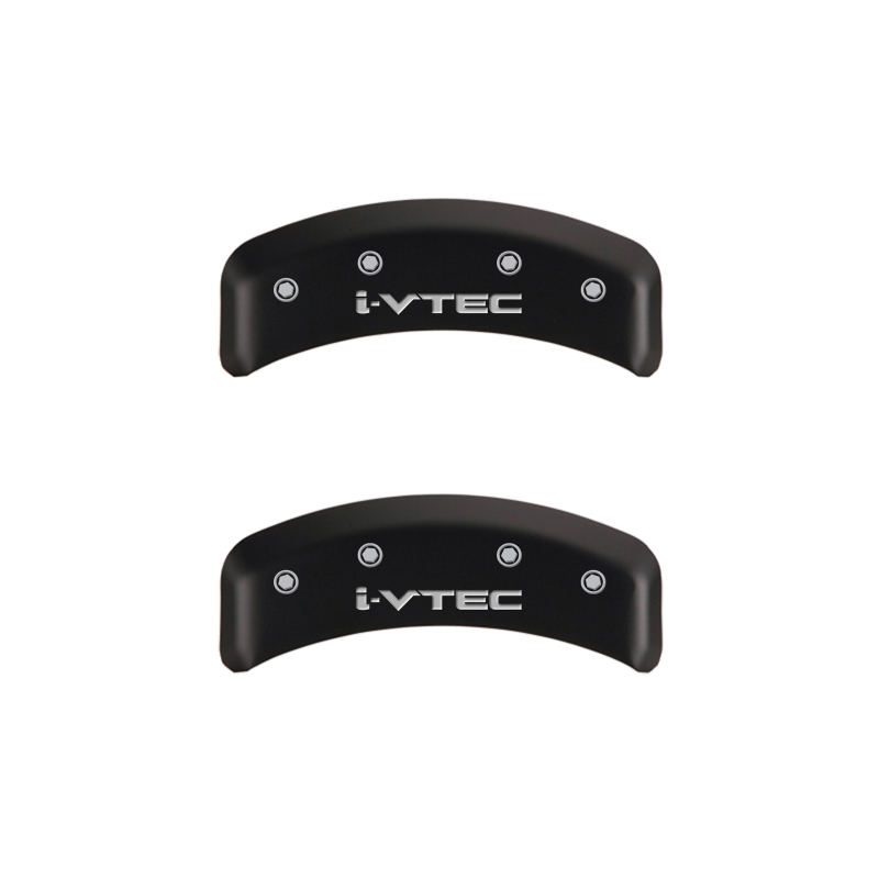 MGP 4 Caliper Covers Engraved Front & Rear i-Vtec Red finish silver ch thumbnail 9
