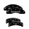 MGP 4 Caliper Covers Engraved Front Honda Engraved Rear H Logo Black finish silver ch thumbnail 8