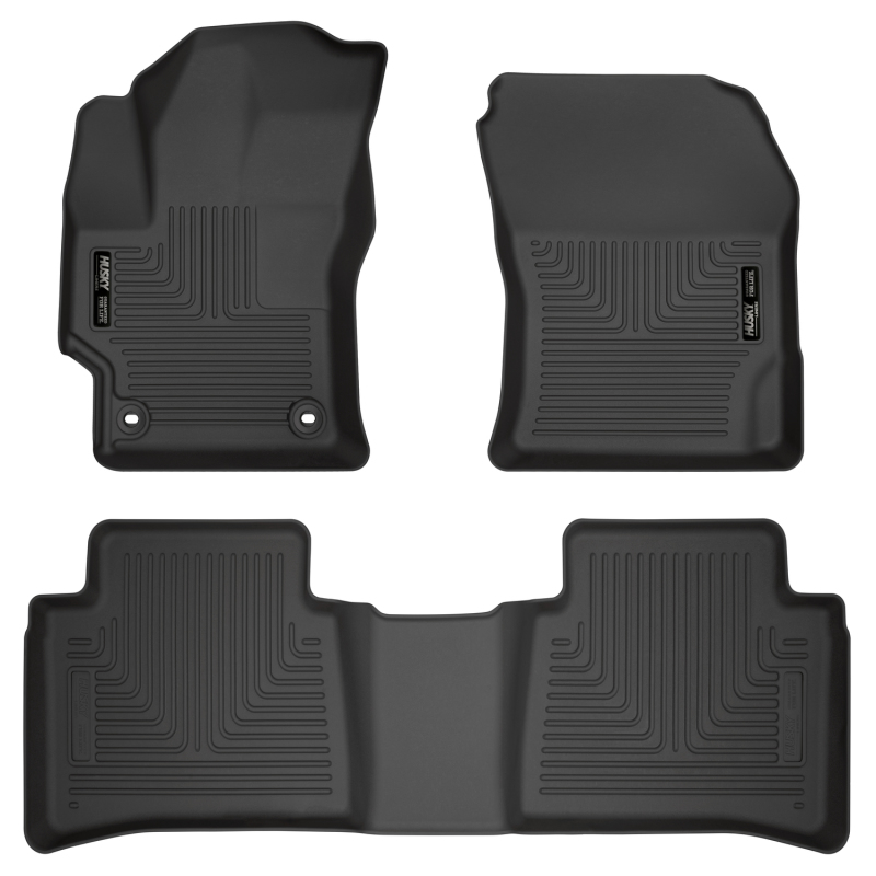 Husky Liners 2020 Toyota Corolla Weatherbeater Black Front & 2nd Seat Floor Liners thumbnail 3