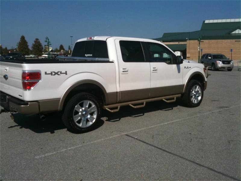 N-Fab Nerf Step 09-14 Ford F-150/Raptor/Lobo SuperCrew 5.5ft Bed - Gloss Black - Bed Access - 3in thumbnail 2