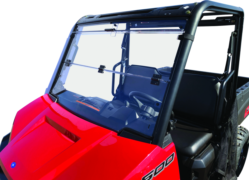 Quadboss Powersports Windshields 375783 Windshields, QB WINDBREAK FOLDING SHIELD, Clear thumbnail 7