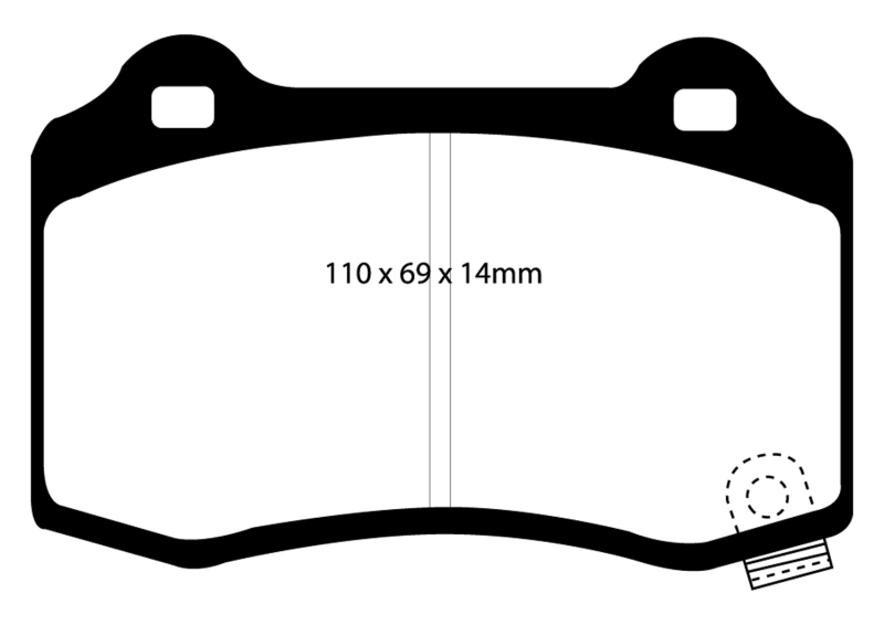 EBC S6 Kits Bluestuff Pads and GD Rotors (1x ebcDP51788NDX, 1x ebcGD7366) thumbnail 4