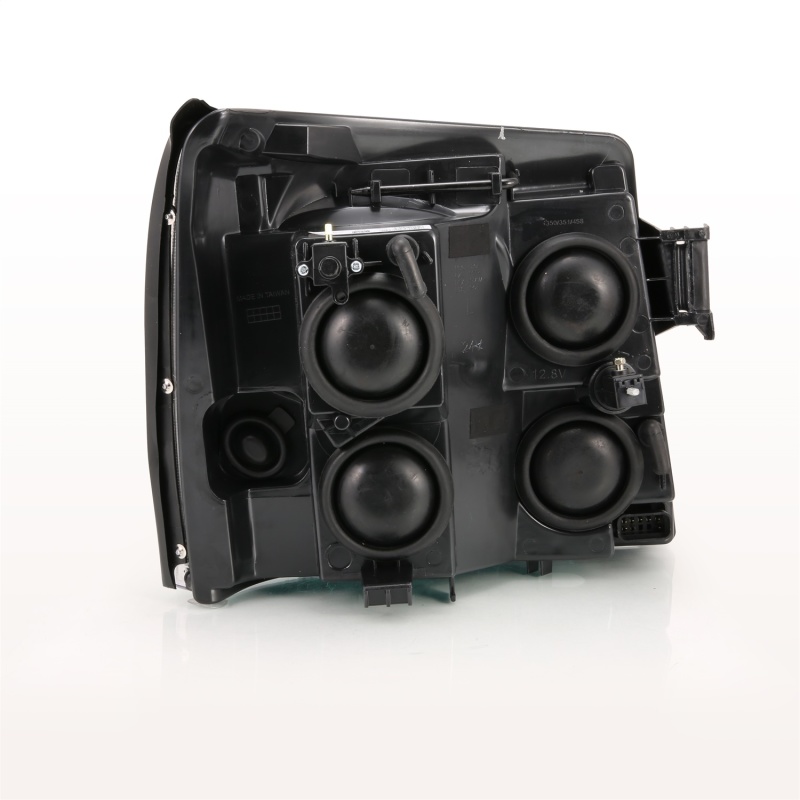 ANZO 2003-2006 Cadillac Escalade Crystal Headlight Black Amber thumbnail 6