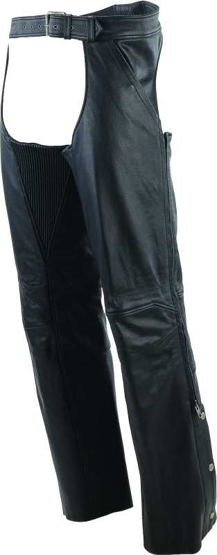 Kuryakyn Leather By River Road Plains Leather Chaps Black - Large thumbnail 8