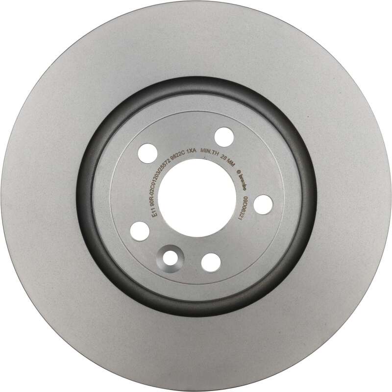 Brembo 18-22 Nissan Leaf/Rogue/19-22 Rogue Sport Rear UV Coated Rotor thumbnail 4