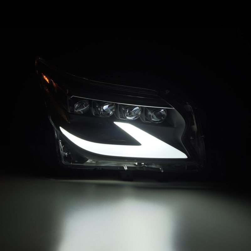 AlphaRex 14-19 Lexus GX 460 NOVA LED Projector Headlights Plank Style Black w/Activ Light/Seq Signal thumbnail 6