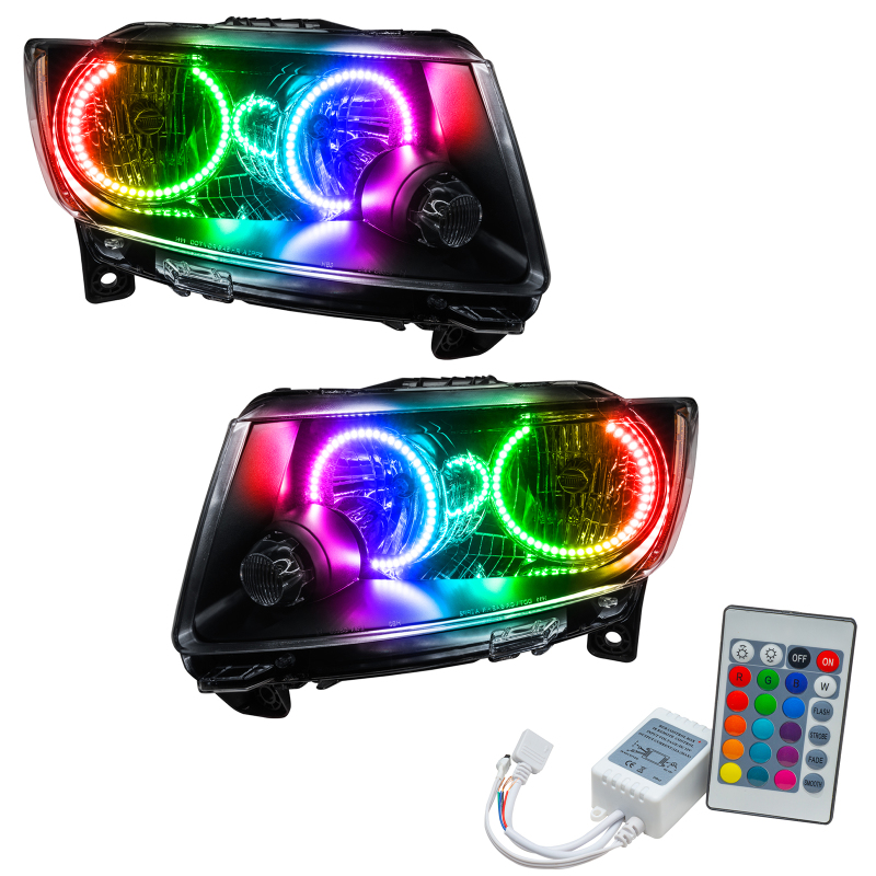 Oracle 11-13 Jeep Grand Cherokee SMD HL (Non-HID) - Chrome - w/ Simple Controller thumbnail 2
