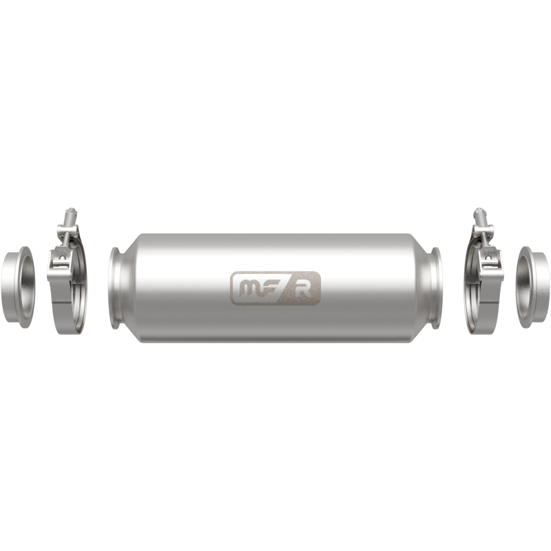 MagnaFlow MF/R Series 5in Round 304SS Performance Exhaust Muffler thumbnail 4