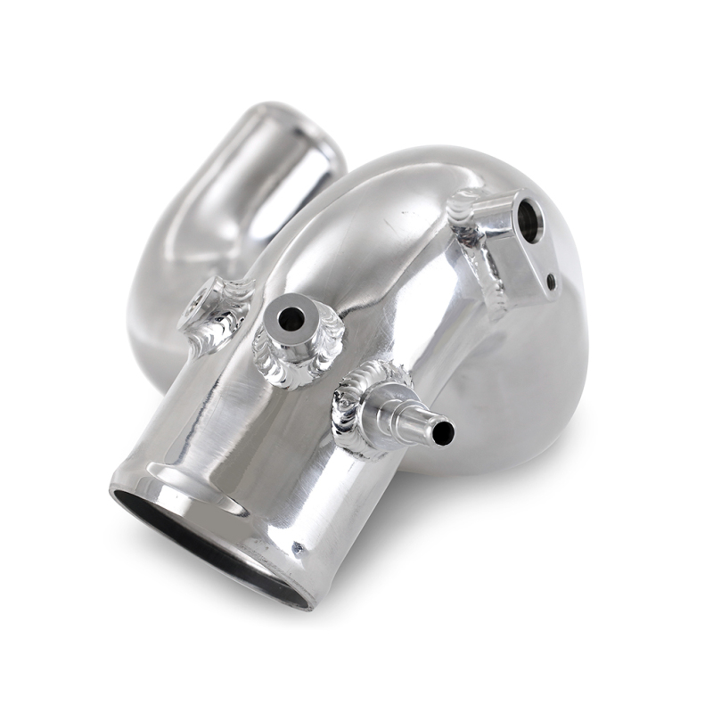Mishimoto MMICP-BR23-21UHP Intercooler Pipe Kit, Polished, High-Mount, fits Ford Bronco 2.3L EcoBoost 2021+