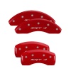 MGP 4 Caliper Covers Engraved Front & Rear SRT4 Red finish silver ch thumbnail 8