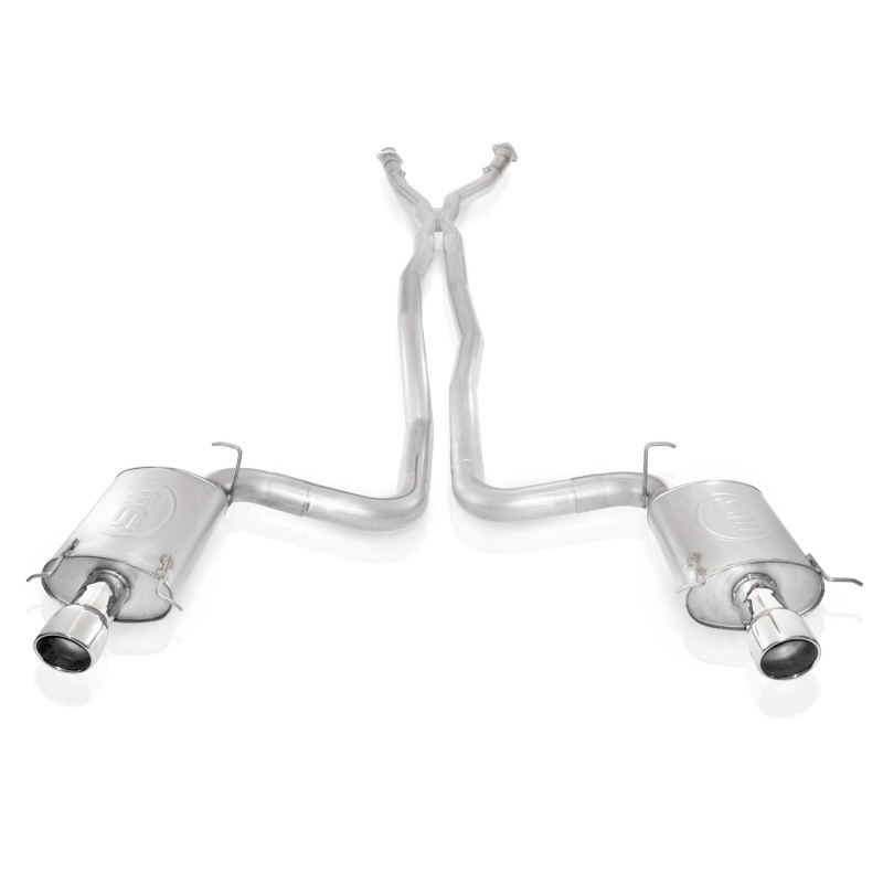 Stainless Works 2004-07 Cadillac CTS-V 3in Exhaust X-Pipe Chambered Mufflers 4in Tips thumbnail 5