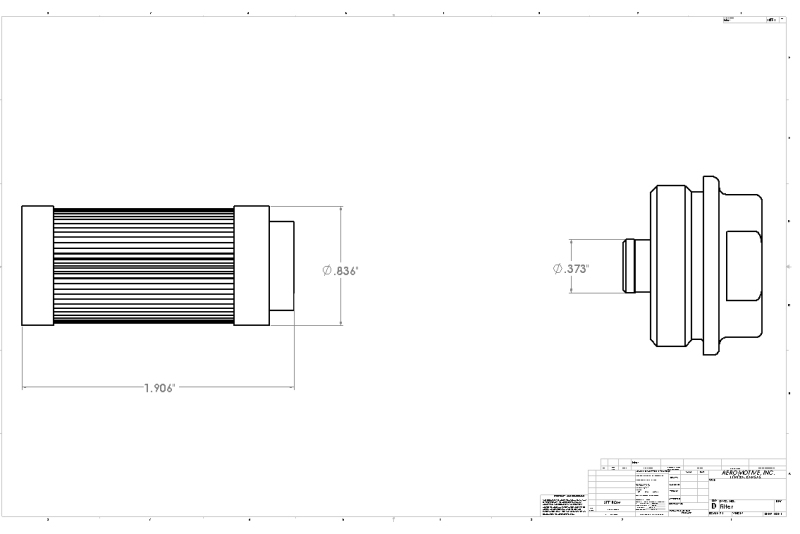 Aeromotive Replacement 100 Micron SS Element (for 12316 Filter Assembly) thumbnail 8