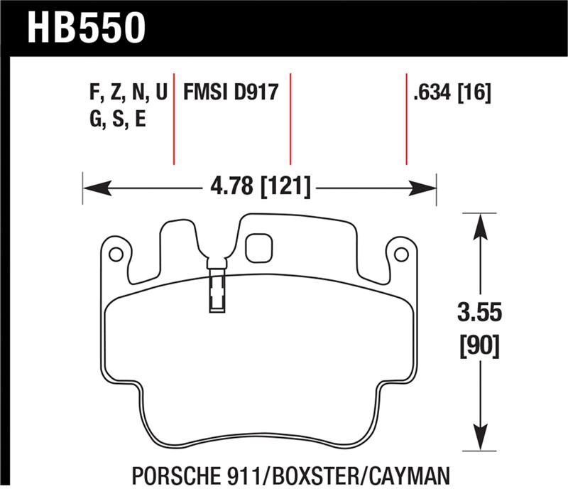 HAWK Blue 9012 Brake Pad Sets
