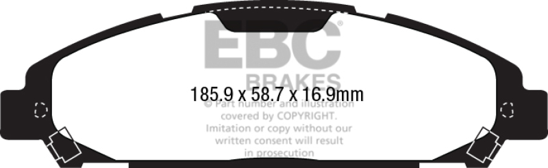 EBC Brakes Greenstuff 2000 Series Sport Pads thumbnail 4
