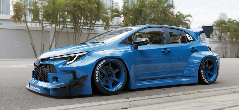 GReddy PandeM 2023+ Toyota GR Corolla Full Widebody Kit w/ Wing thumbnail 4
