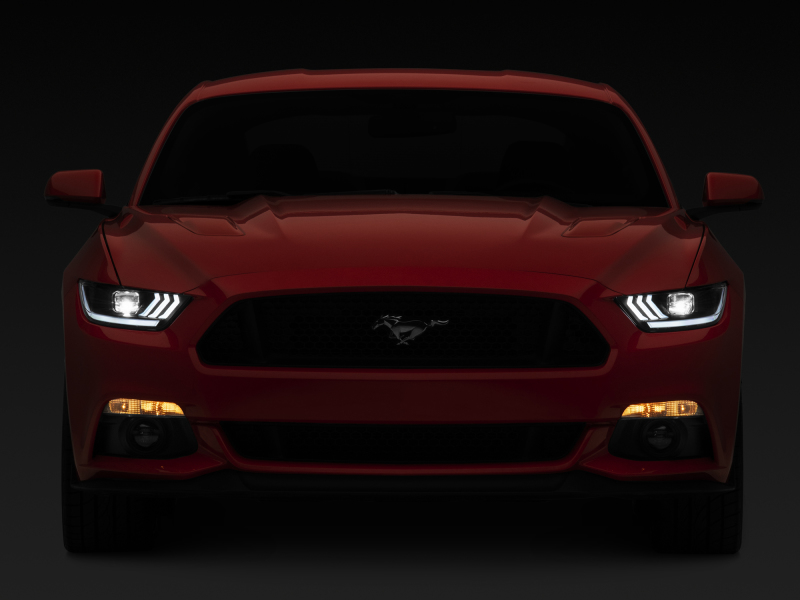 Raxiom 15-17 Ford Mustang GT350 GT500 LED Projector Headlights- Black Housing (Clear Lens) thumbnail 8
