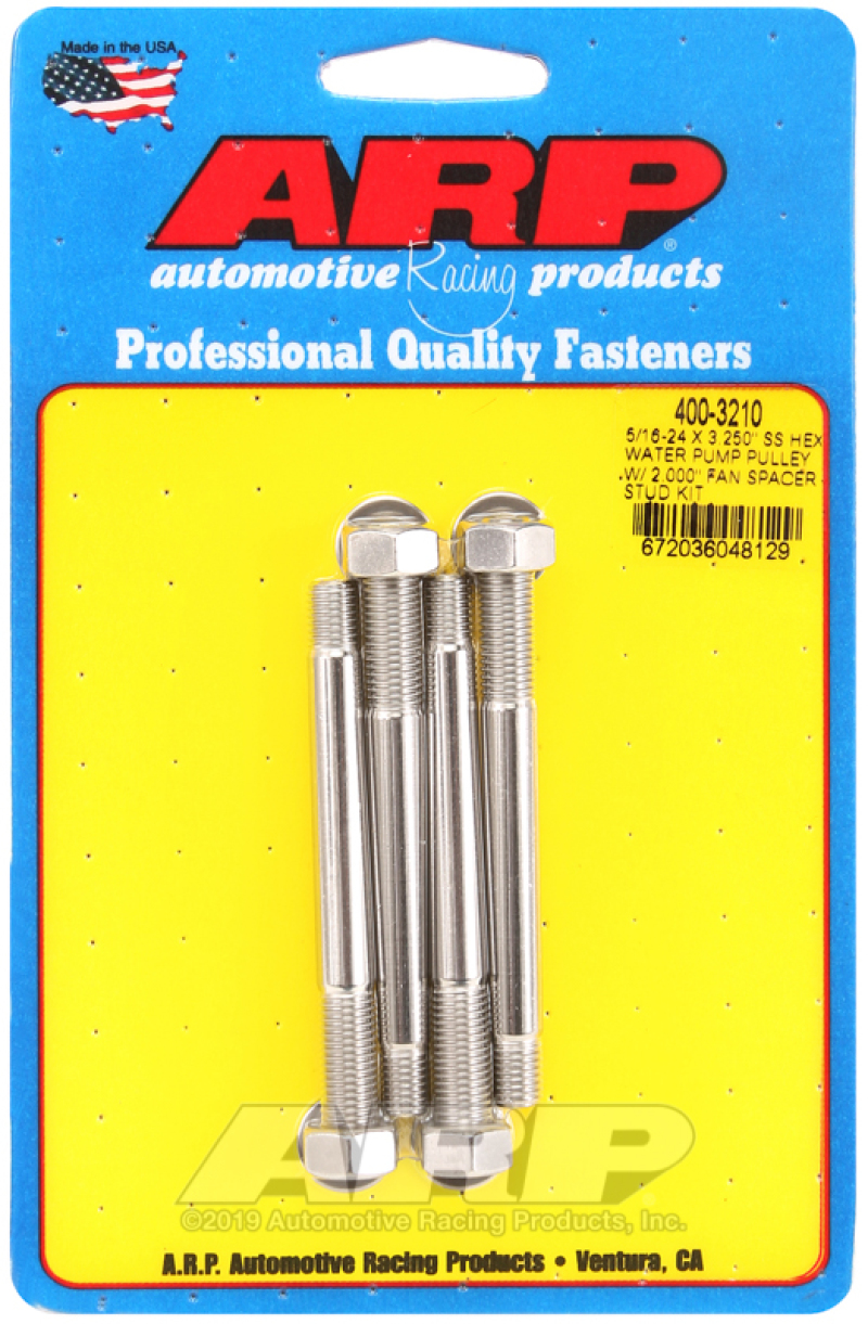 ARP Water Pump Pulley Stud Kits