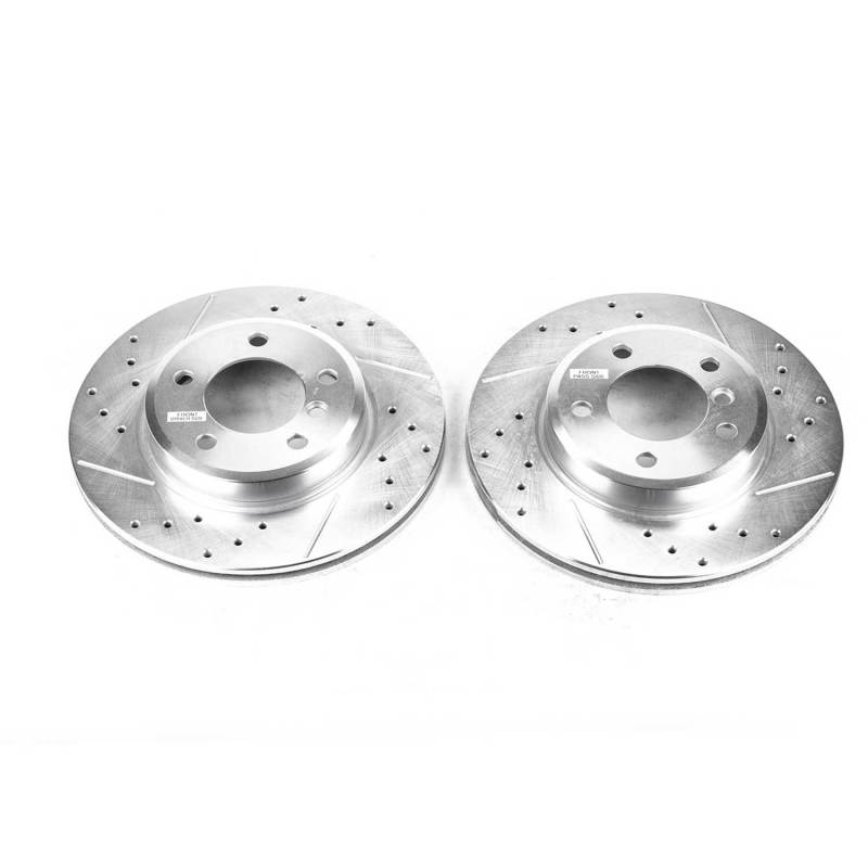 Power Stop 2000 BMW 323i Front Evolution Drilled & Slotted Rotors - Pair thumbnail 3