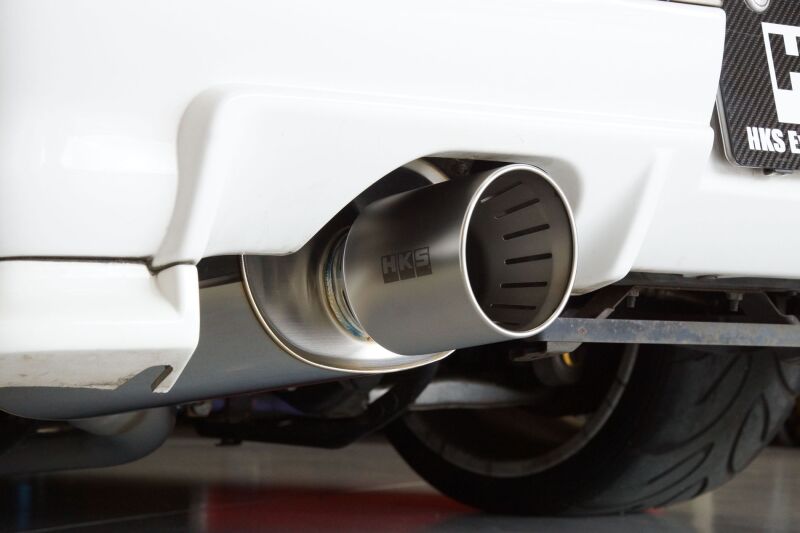 HKS 99-02 Nissan Skyline GT-R GF-BNR34 RB26DETT URBAN MATTE Edition Super Turbo Muffler thumbnail 5