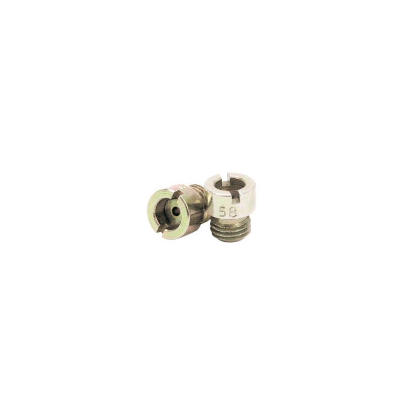 Edelbrock Standard Main Jets 1/4-32 Thread Jet 58 Size-0 057In Quantity-2 thumbnail 2