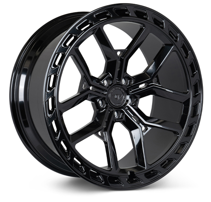 Vossen X Urban Forged UVX - 22x10.5 - ET26 - 5x120 - 72.6 - GB - Gloss Black - Defender Front thumbnail 2