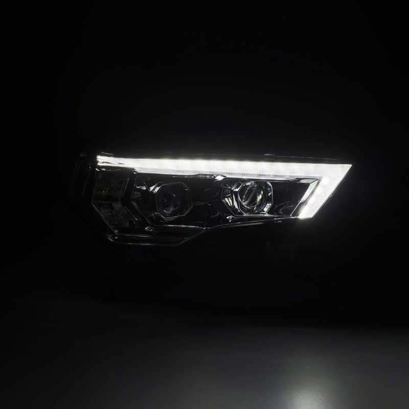 AlphaRex 14-22 Toyota 4Runner PRO-Series Projector Headlights Black w/Seq. Sig. + DRL thumbnail 7