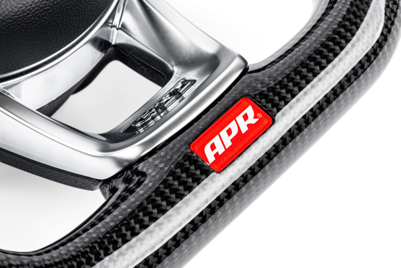 APR 15-26 Volkswagen Golf R/GTI/Jetta (MK7) Carbon Fiber/Red Stitch Steering Wheel (Non Paddles)