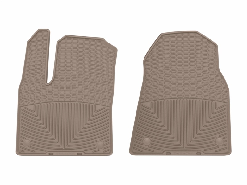 WT Rubber Mats - Front - Tan