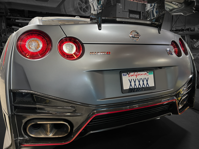 GReddy Total Tune Up License Plate Frame - Black Out thumbnail 3