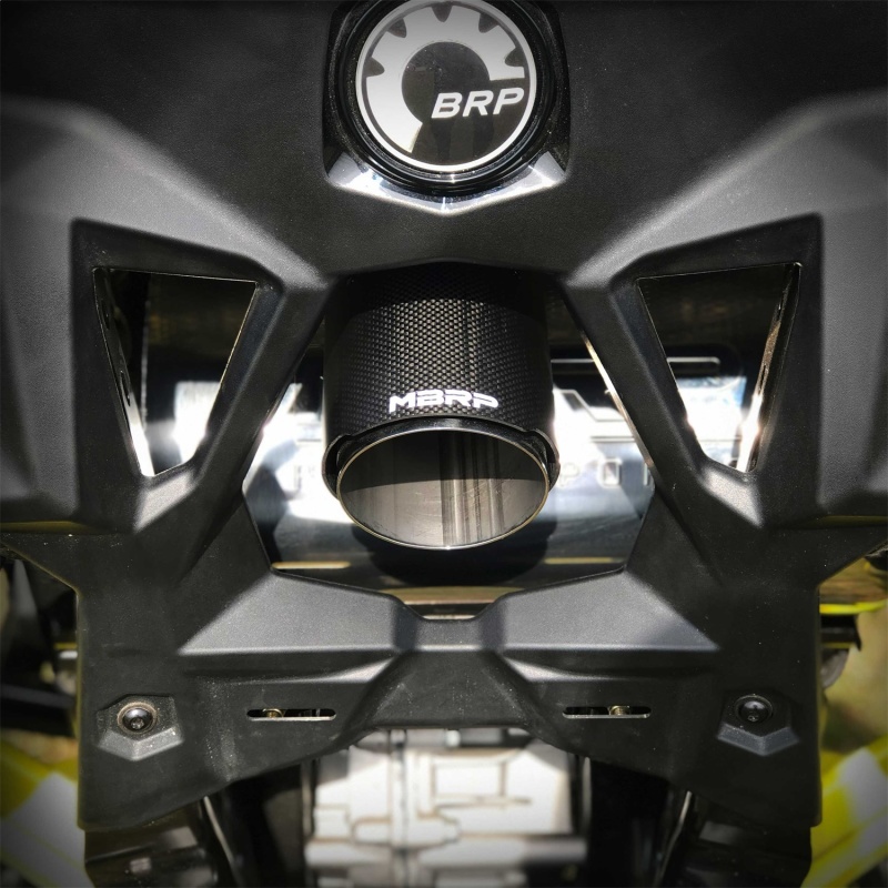 MBRP 18-19 Can-Am Maverick Sport 1000R Slip On Exhaust Center Exit - Performance Series thumbnail 4