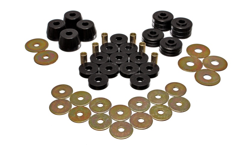 Energy Suspension Body Mount Bushing Sets - Black thumbnail 5