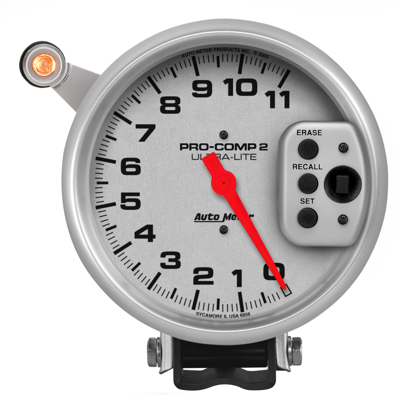 Autometer Ultra-Lite 5 inch 11000 RPM Shift-Lite Tach thumbnail 6