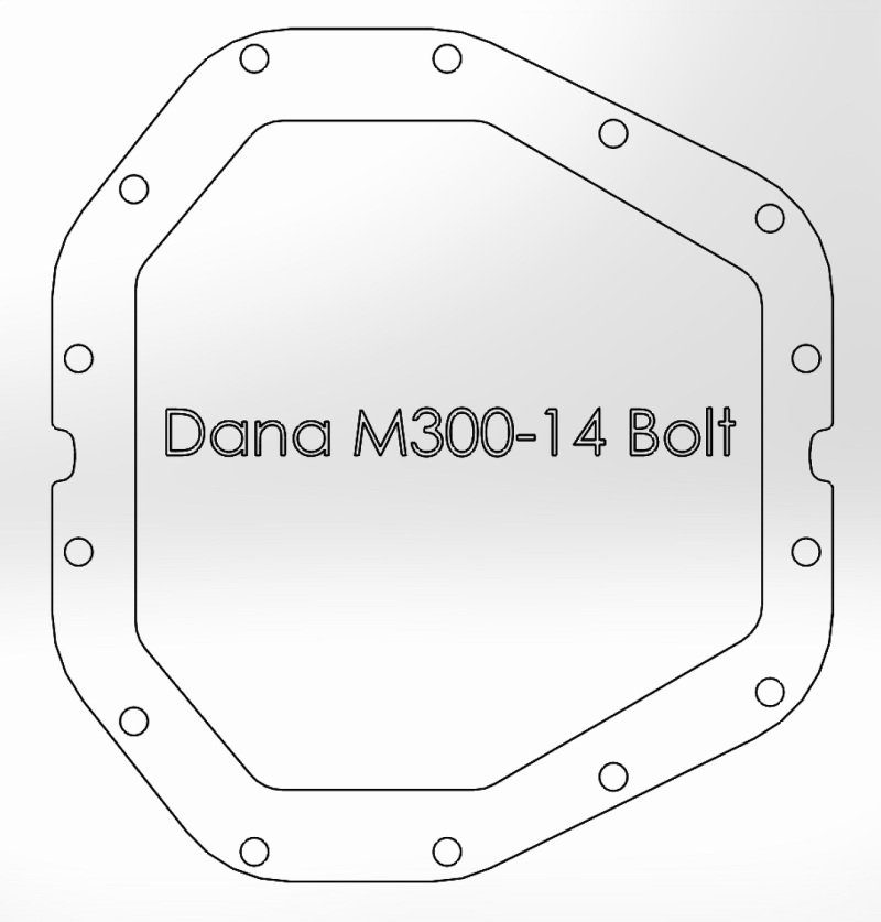 aFe Power Rear Diff Cover Raw Finish 2017 Ford F-350/F-450 V8 6.7L (td) Dana M300-14 (Dually) thumbnail 3
