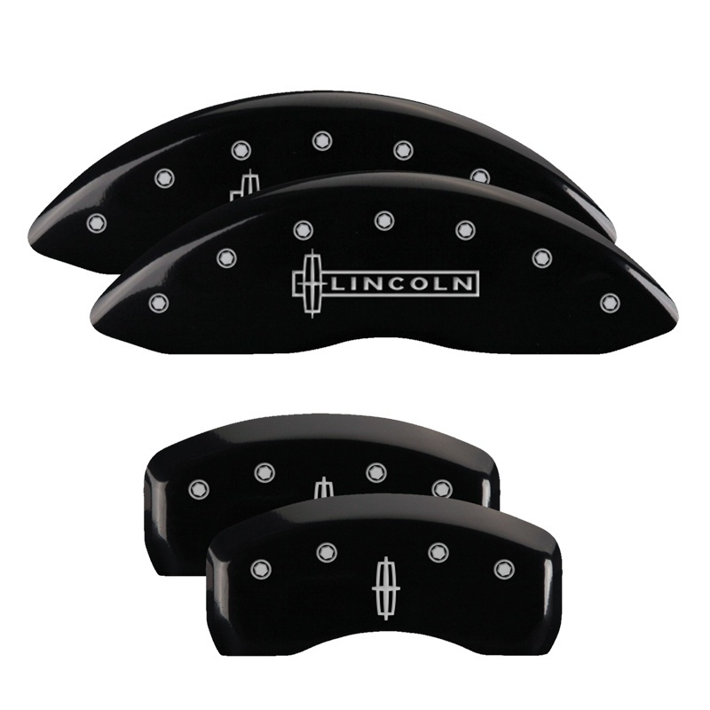 MGP 4 Caliper Covers Engraved Fr Lincoln Rr Star Logo Blk Finish Silver Char 18 Lincoln Continental thumbnail 7
