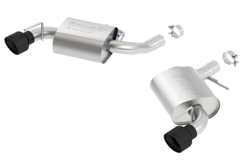 Borla 2016-2018 Chevrolet Camaro SS AT/MT RWD Ceramic Black S-Type Exhaust (w/o NPP) thumbnail 2