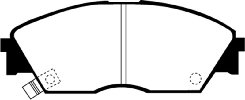 EBC 90-92 Honda Civic CRX 1.6 Si Greenstuff Front Brake Pads thumbnail 5