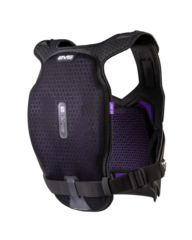 EVS F1 Pro Chest Protector Adult W/ RE ZRO Black - Small/Medium