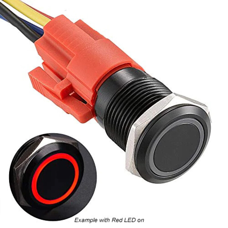Nitrous Express Professional Momentary Push Button Black